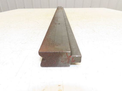 Press Brake Die 37-1/8" Long 90° V 11/16" W 5/16" D 1-3/4" H 1/2" Tang
