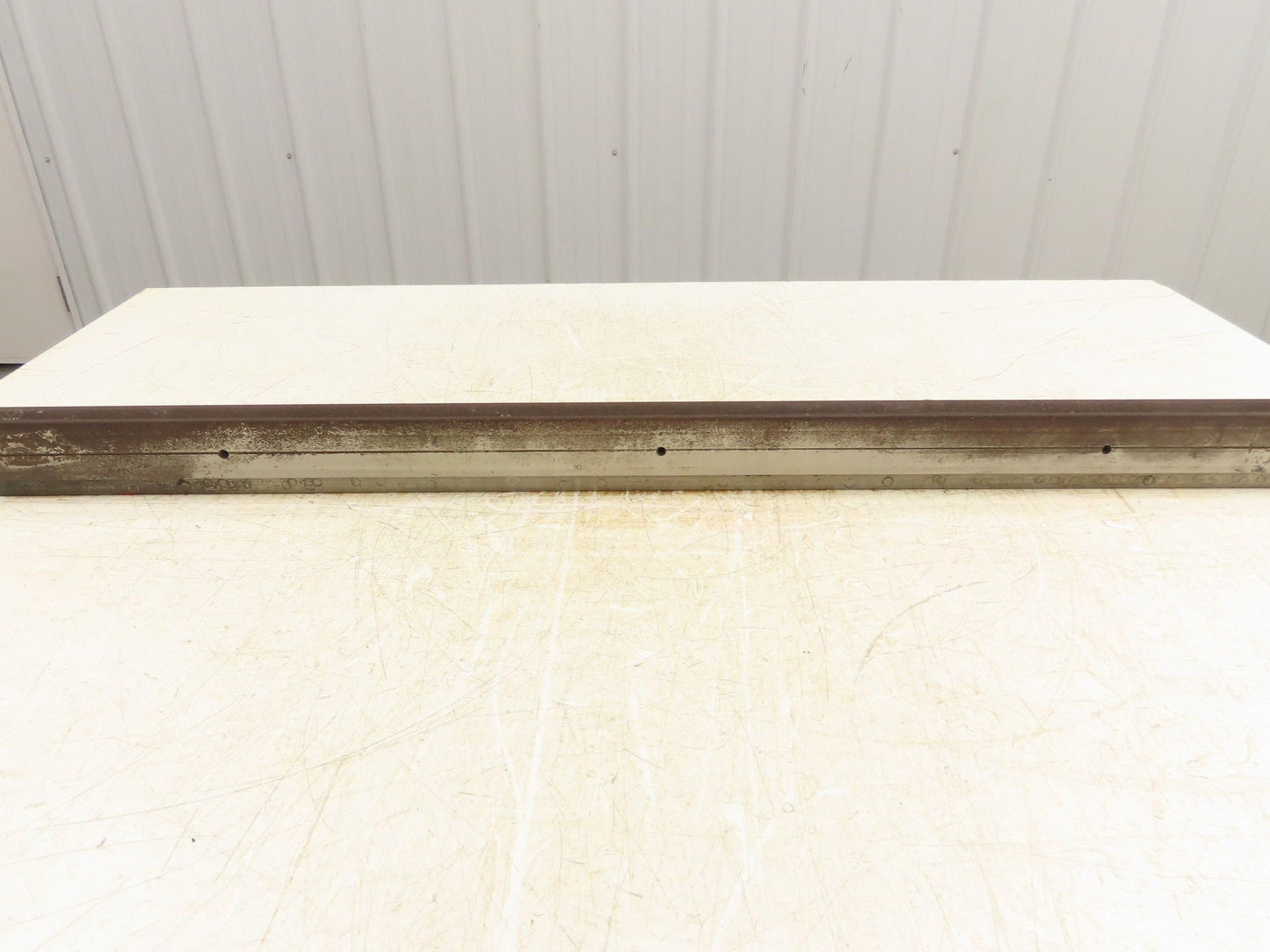 Press Brake Die 37-1/8" Long 90° V 11/16" W 5/16" D 1-3/4" H 1/2" Tang