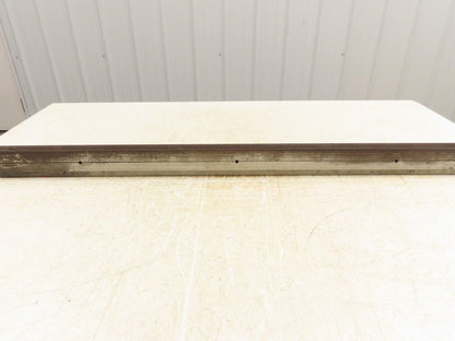 Press Brake Die 37-1/8" Long 90° V 11/16" W 5/16" D 1-3/4" H 1/2" Tang