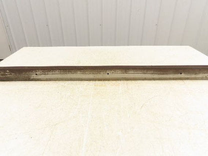 Press Brake Die 37-1/8" Long 90° V 11/16" W 5/16" D 1-3/4" H 1/2" Tang