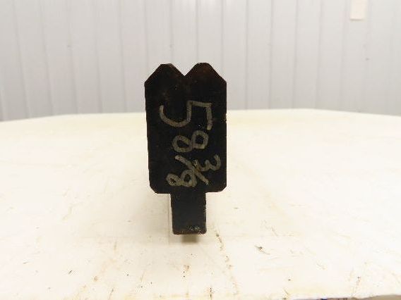 Press Brake Die 58-3/8" Long 90° V 1/4" W 1/8" D 1-3/4" H 1/2" Tang