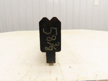 Press Brake Die 58-3/8" Long 90° V 1/4" W 1/8" D 1-3/4" H 1/2" Tang
