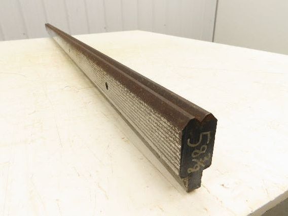 Press Brake Die 58-3/8" Long 90° V 1/4" W 1/8" D 1-3/4" H 1/2" Tang