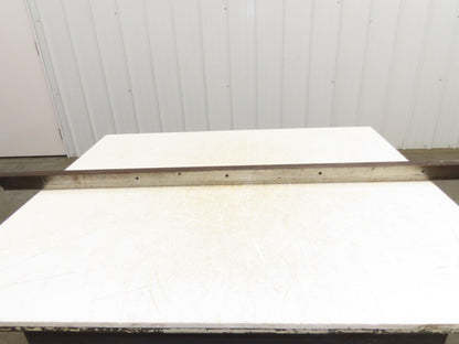 Press Brake Die 58-3/8" Long 90° V 1/4" W 1/8" D 1-3/4" H 1/2" Tang