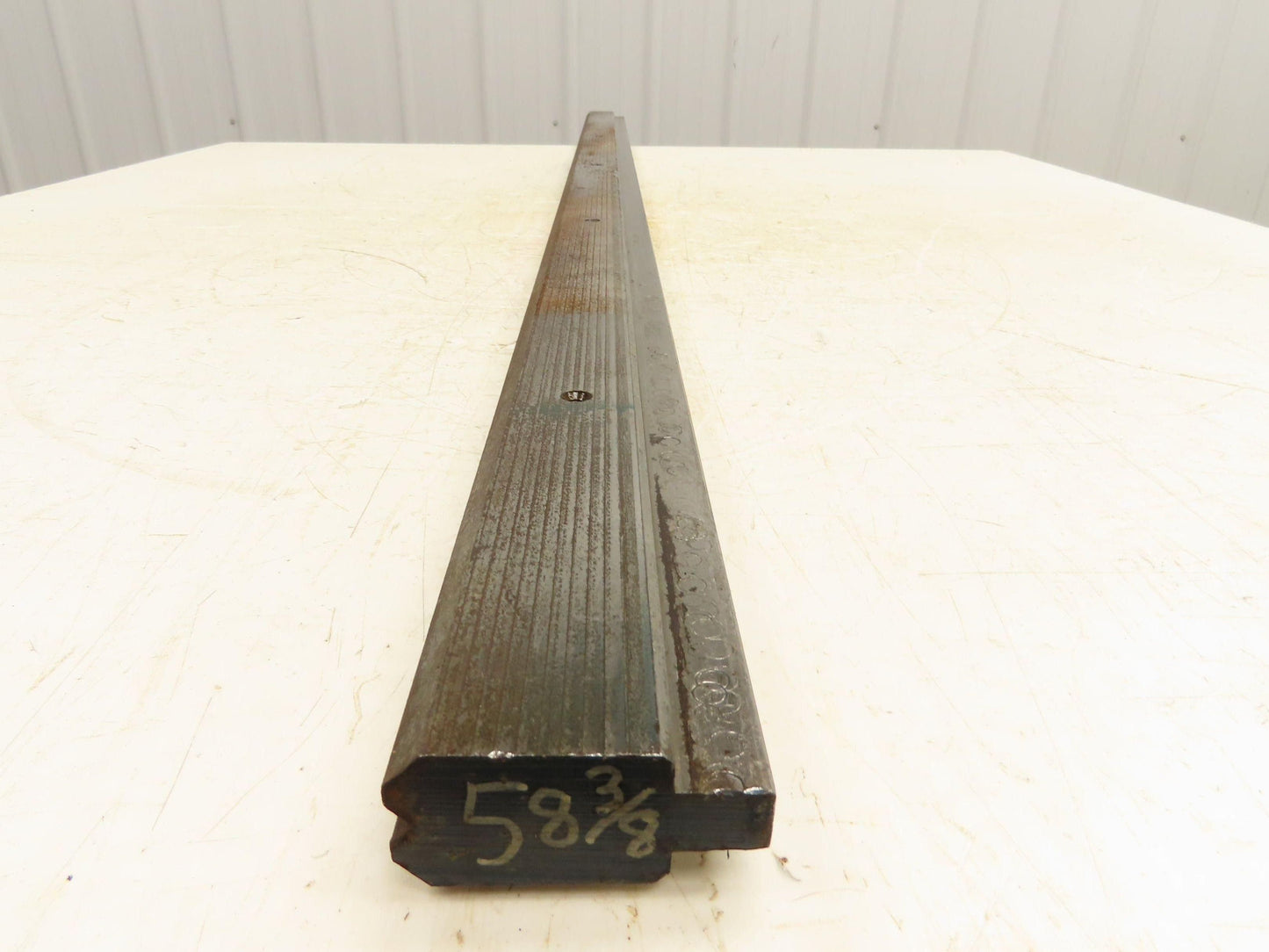 Press Brake Die 58-3/8" Long 90° V 1/4" W 1/8" D 1-3/4" H 1/2" Tang