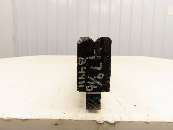 Press Brake Die 47-5/8" Long 90° V 5/16" W 1/8" D 1-3/4" H 1/2" Tang