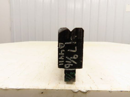 Press Brake Die 47-5/8" Long 90° V 5/16" W 1/8" D 1-3/4" H 1/2" Tang