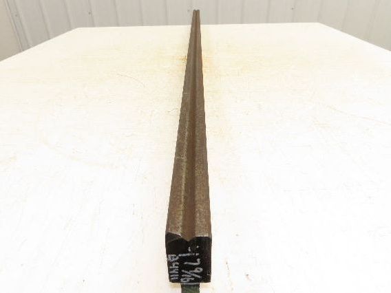Press Brake Die 47-5/8" Long 90° V 5/16" W 1/8" D 1-3/4" H 1/2" Tang