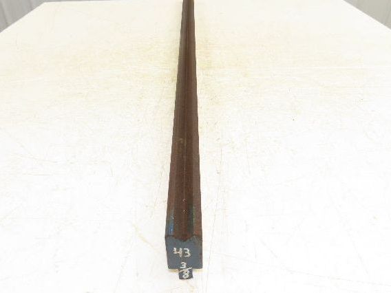 Press Brake Die 43-1/2" Long 90° V 11/16" W 5/16" D 1-13/16" H 1/2" Tang