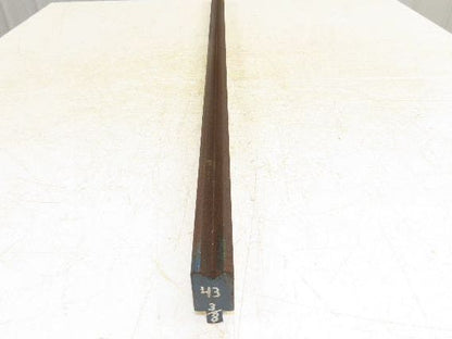 Press Brake Die 43-1/2" Long 90° V 11/16" W 5/16" D 1-13/16" H 1/2" Tang