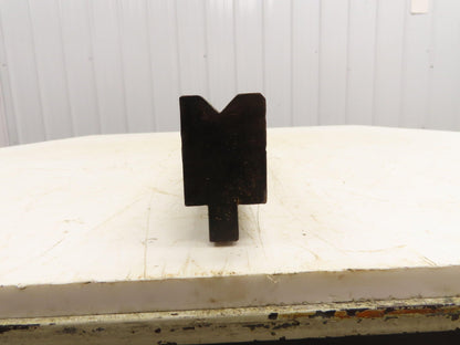 Press Brake Die 45-5/8" Long 90° V 1/2" W 5/16" D 1-13/16" H 1/2" Tang