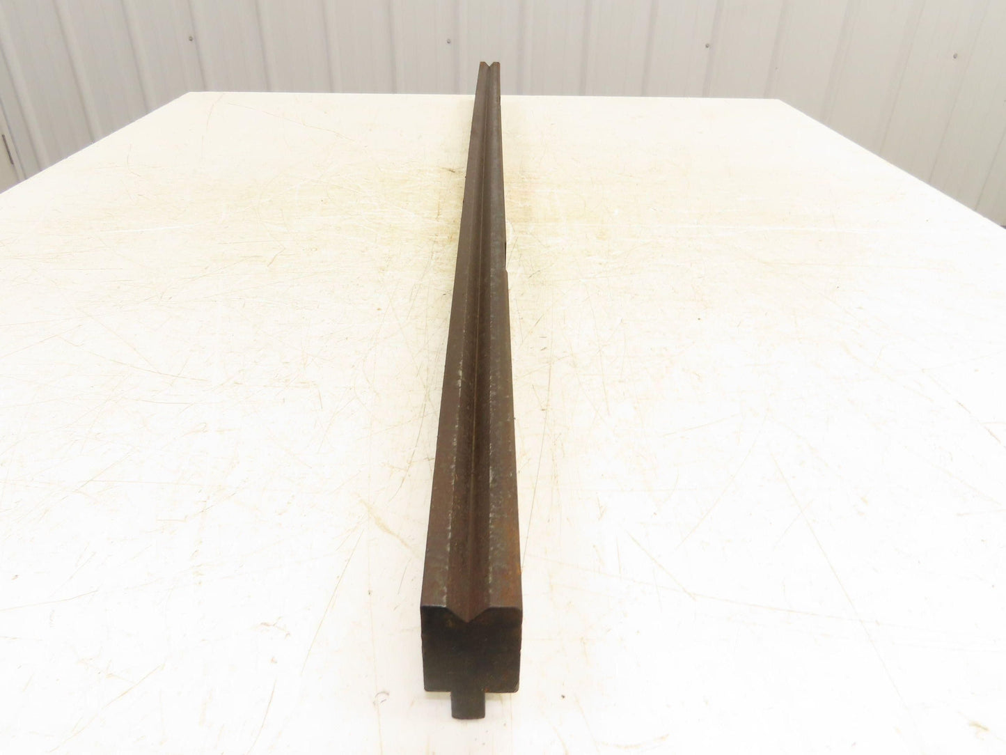 Press Brake Die 45-5/8" Long 90° V 1/2" W 5/16" D 1-13/16" H 1/2" Tang