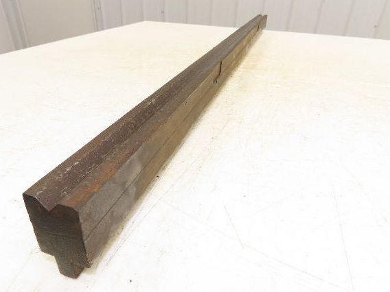 Press Brake Die 45-5/8" Long 90° V 1/2" W 5/16" D 1-13/16" H 1/2" Tang