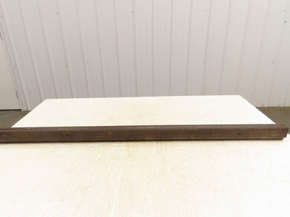 Press Brake Die 45-5/8" Long 90° V 1/2" W 5/16" D 1-13/16" H 1/2" Tang