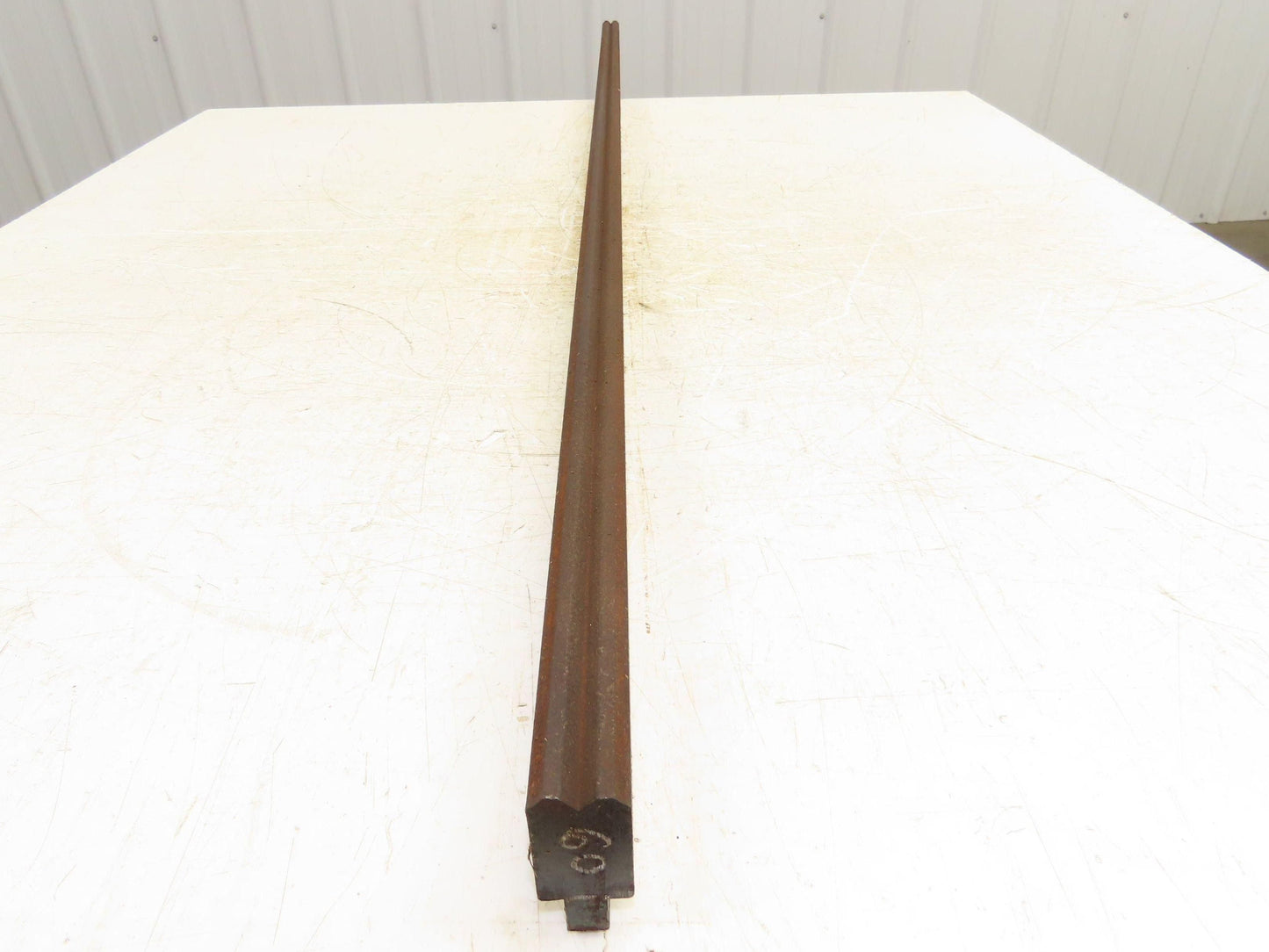Press Brake Die 60" Long 90° V 3/8" W 3/16" D 1-3/4" H 1/2" Tang