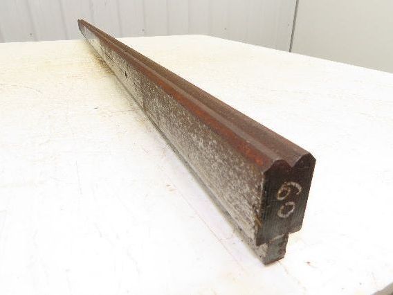 Press Brake Die 60" Long 90° V 3/8" W 3/16" D 1-3/4" H 1/2" Tang