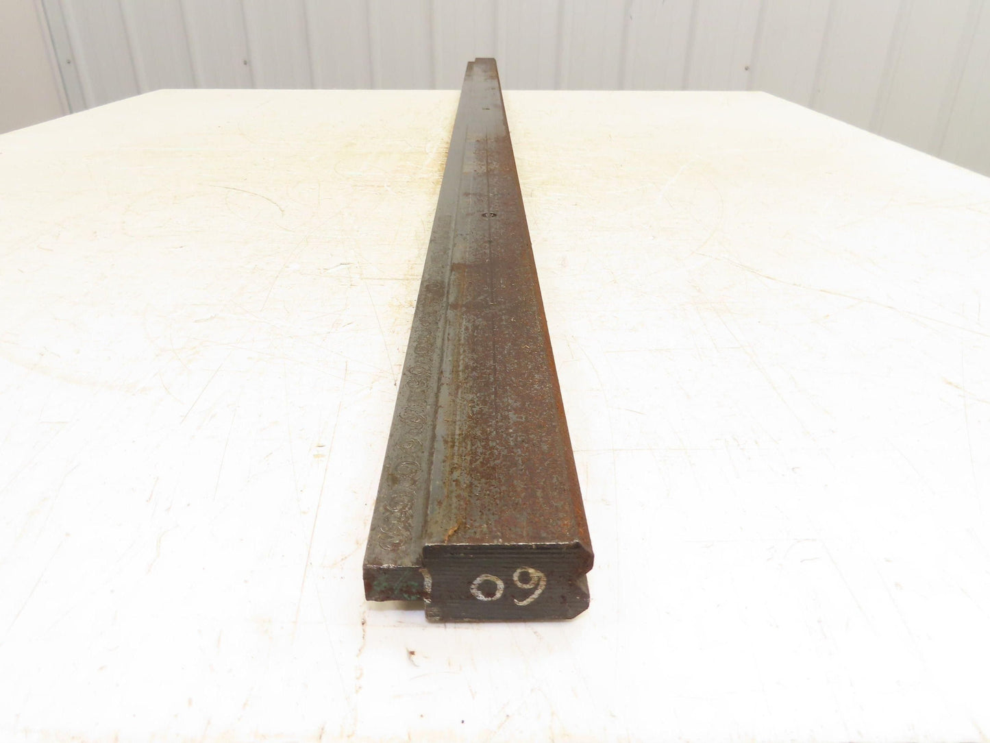 Press Brake Die 60" Long 90° V 3/8" W 3/16" D 1-3/4" H 1/2" Tang