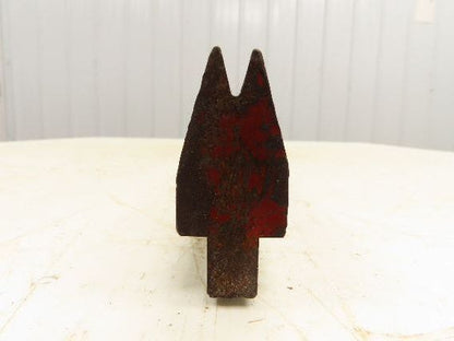 Press Brake Die 47-5/8" Long 30° V 1/4" W 7/16" D 1-3/4" H 1/2" Tang