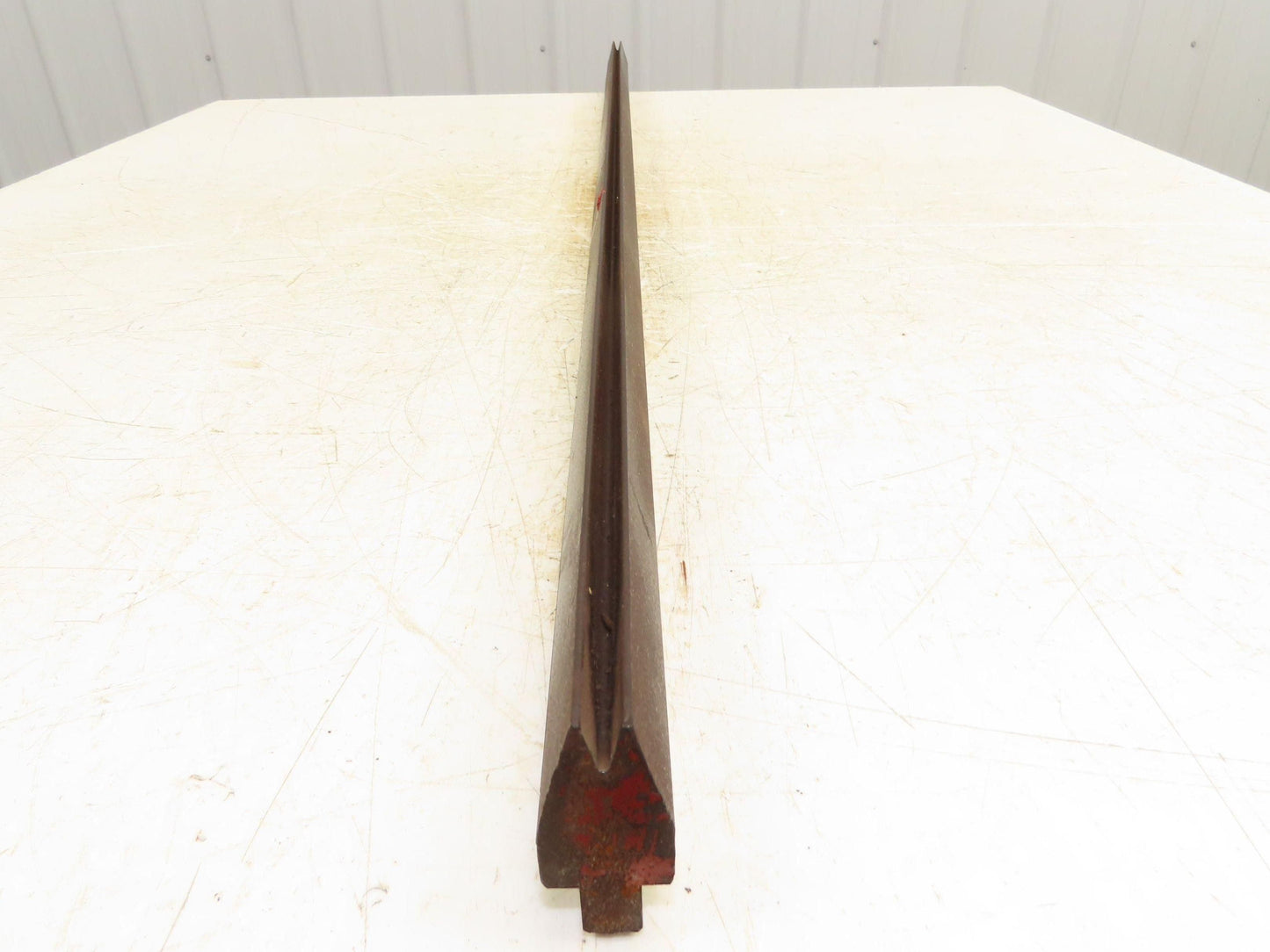 Press Brake Die 47-5/8" Long 30° V 1/4" W 7/16" D 1-3/4" H 1/2" Tang