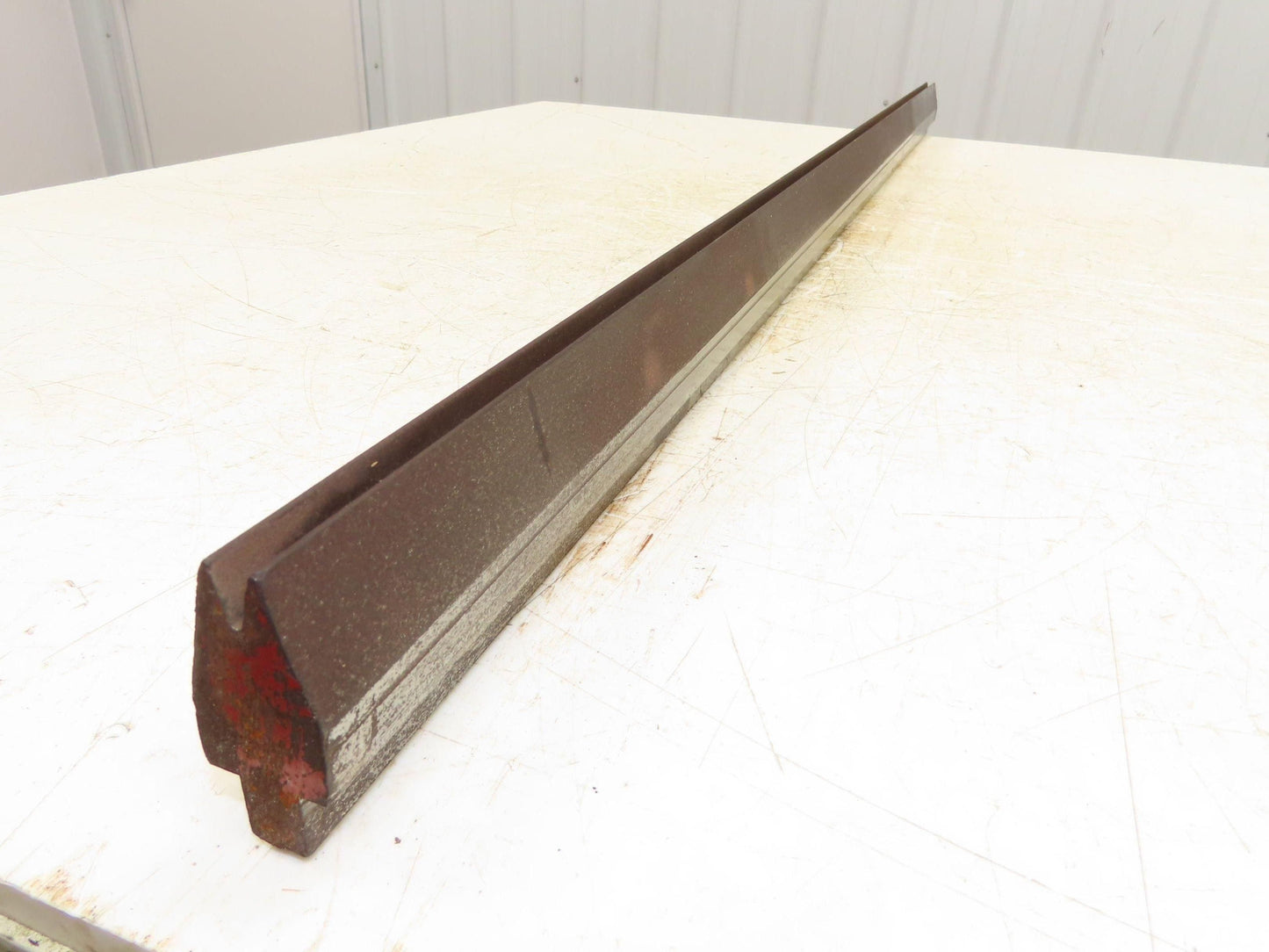 Press Brake Die 47-5/8" Long 30° V 1/4" W 7/16" D 1-3/4" H 1/2" Tang
