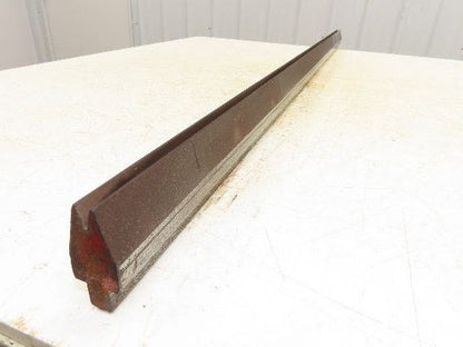 Press Brake Die 47-5/8" Long 30° V 1/4" W 7/16" D 1-3/4" H 1/2" Tang