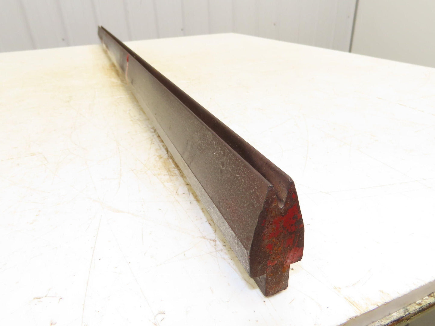 Press Brake Die 47-5/8" Long 30° V 1/4" W 7/16" D 1-3/4" H 1/2" Tang
