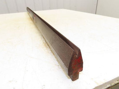 Press Brake Die 47-5/8" Long 30° V 1/4" W 7/16" D 1-3/4" H 1/2" Tang