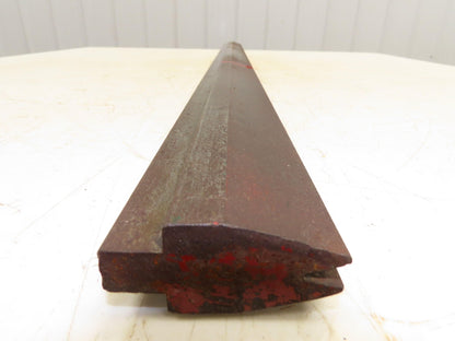 Press Brake Die 47-5/8" Long 30° V 1/4" W 7/16" D 1-3/4" H 1/2" Tang