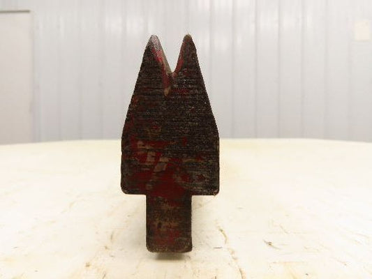 Press Brake Die 47-5/8" Long 30° V 1/4" W 7/16" D 1-3/4" H 1/2" Tang