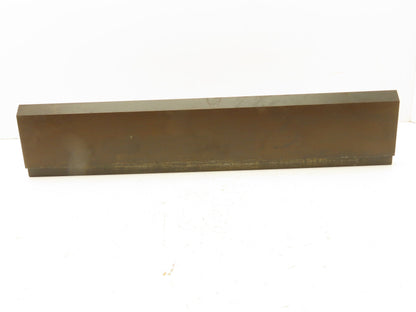 Press Brake Punch Die 22-7/16" Long 80° V 1" W 3-7/8" H 1/2" Tang