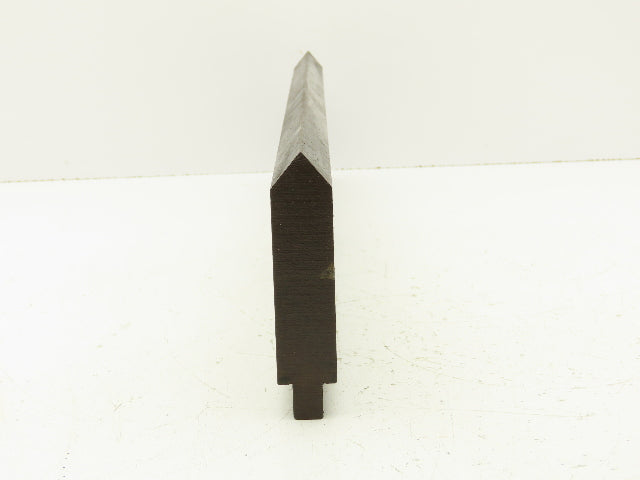 Press Brake Punch Die 22-7/16" Long 80° V 1" W 3-7/8" H 1/2" Tang