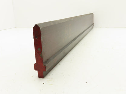 Press Brake Punch Die 32-5/16" Long 90° V 5/8" W 3-3/4" H 1/2" Tang