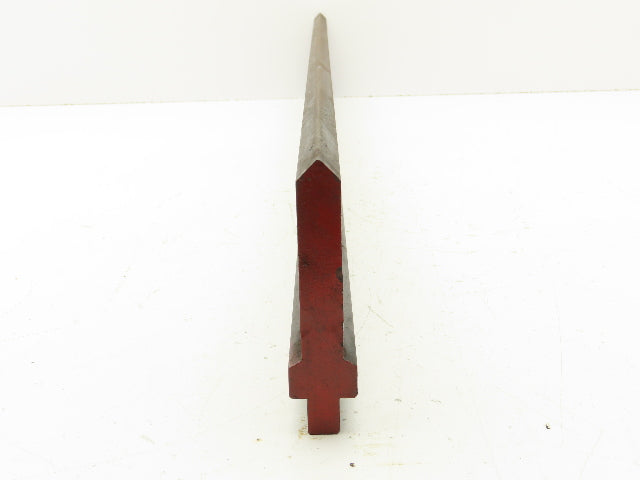 Press Brake Punch Die 32-5/16" Long 90° V 5/8" W 3-3/4" H 1/2" Tang