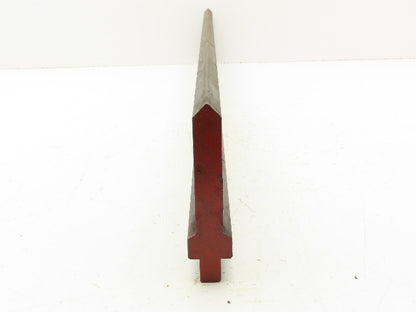 Press Brake Punch Die 32-5/16" Long 90° V 5/8" W 3-3/4" H 1/2" Tang