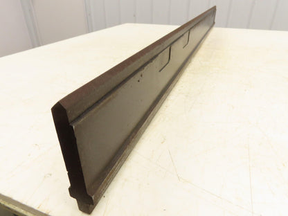 Press Brake Punch Die 47-13/16" Long 90° V 5/8" W 3-3/4" H 1/2" Tang 17/32" Tip