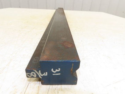 Press Brake Die 31-5/16" Long 90° V 1/2" W 5/16" D 1-3/4" H 1/2" Tang