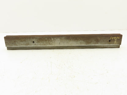 Press Brake Die 19-1/2" Long 90° V 5/16" W 1/8" D 1-3/4" H 1/2" Tang