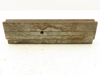 Press Brake Die 8-1/2" Long 90° V 1/2" W 1/4" D 1-3/4" H 1/2" Tang