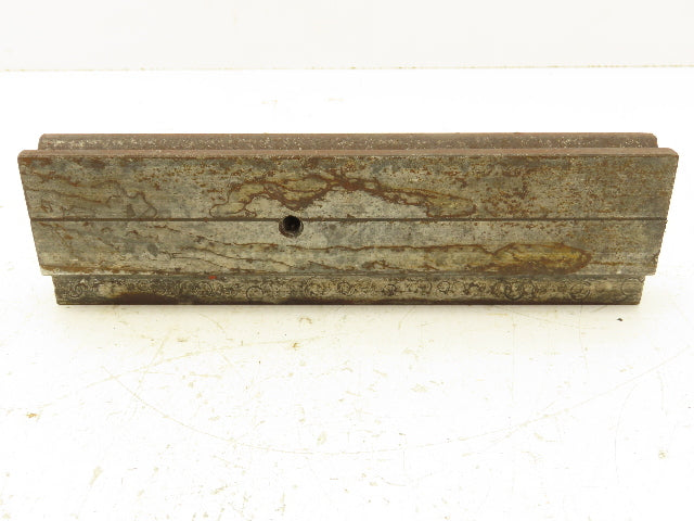 Press Brake Die 8-1/2" Long 90° V 1/2" W 1/4" D 1-3/4" H 1/2" Tang