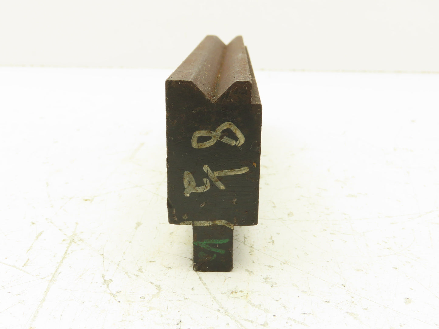 Press Brake Die 8-1/2" Long 90° V 1/2" W 1/4" D 1-3/4" H 1/2" Tang