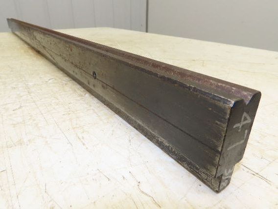 Press Brake Die 47" Long 90° V 3/8" W 1/4" D 1-3/4" H 1/2" Tang