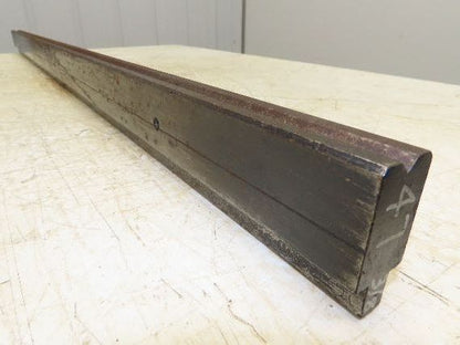 Press Brake Die 47" Long 90° V 3/8" W 1/4" D 1-3/4" H 1/2" Tang