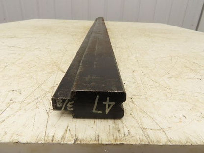 Press Brake Die 47" Long 90° V 3/8" W 1/4" D 1-3/4" H 1/2" Tang