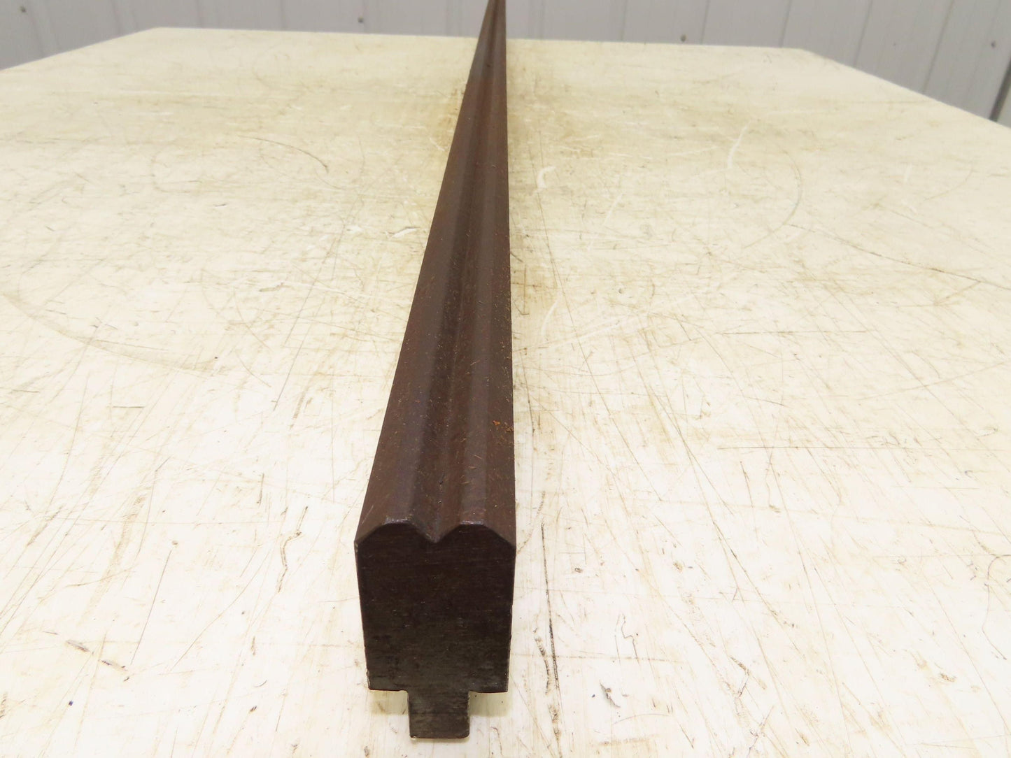 Press Brake Die 61" Long 90° V 5/16" W 1/8" D 1-13/16" H 1/2" Tang