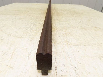 Press Brake Die 61" Long 90° V 5/16" W 1/8" D 1-13/16" H 1/2" Tang