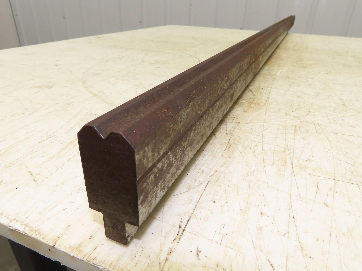 Press Brake Die 61" Long 90° V 5/16" W 1/8" D 1-13/16" H 1/2" Tang