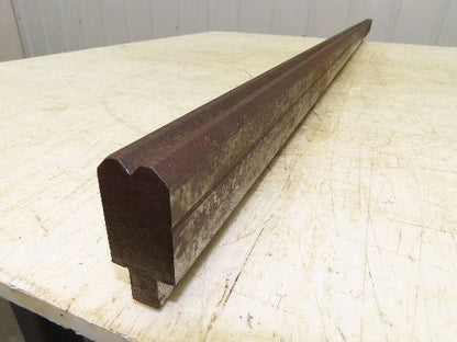 Press Brake Die 61" Long 90° V 5/16" W 1/8" D 1-13/16" H 1/2" Tang