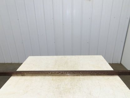 Press Brake Die 61" Long 90° V 5/16" W 1/8" D 1-13/16" H 1/2" Tang