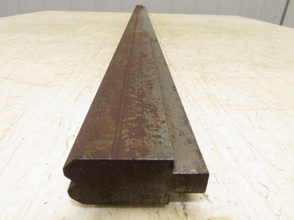 Press Brake Die 61" Long 90° V 5/16" W 1/8" D 1-13/16" H 1/2" Tang