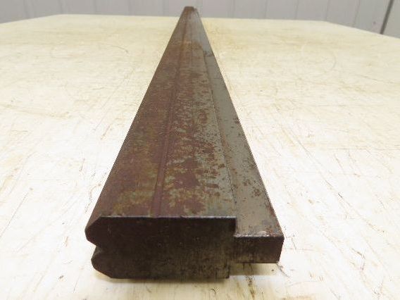 Press Brake Die 61" Long 90° V 5/16" W 1/8" D 1-13/16" H 1/2" Tang